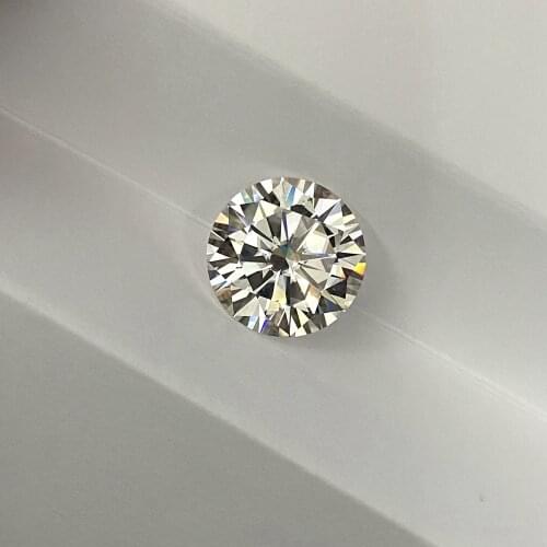 Meisidian GRA Certificate 4 Carat 10mm IJ VVS1 Excellent Cut Loose Gemstone Diamond Moissanite