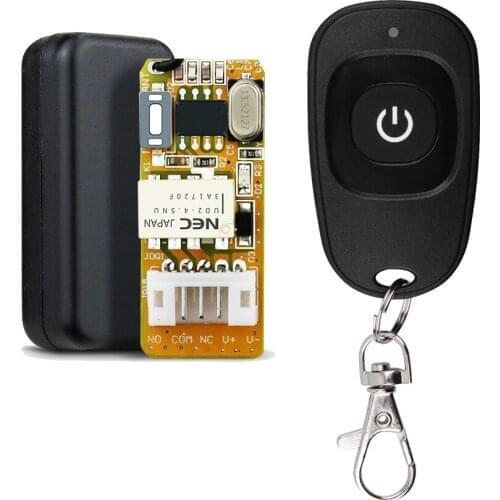 DC5V 6V 9V 12V Mini Relay Remote Control Switch Small Contact NO COM NC 1A Learning Button Wireless Remote Control Switch ASK