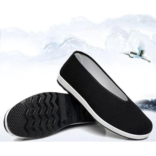 Wushu Shoes Kungfu Bruce Lee Martial Tai Chi Shoes Wing Chun Walking Shoe Men Women Morning Exercises Training Workout Sports