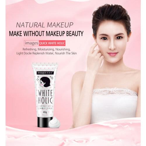 Face Cream Nourish Moisturizer Natural Whitening Skin Care Cover Pore MakeUp Base Foundation 40g Whitening TSLM1