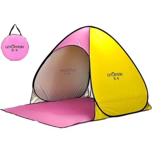 Outdoor Camping Pop-up Fun-Play Tent Automatic Instant Tent UV Protection Tent Sun Shade Awning For Beach Backyard