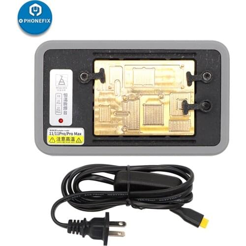 QianLi 3 IN 1 Pre-Heating Desoldering Platform For iPhone X XS MAX 11 Pro Max PCB Chips Logic Board Teardown positioning Tool