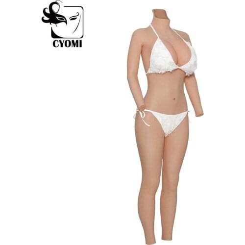 CYOMI Silicone Bodysuit Transgender Realistic Breast Forms With Arms Male To Female Full Body Pussy Suit Crossdresser CE Cup 2G