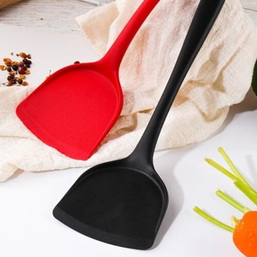 Silicone Colander Soup Cooking Shovel For Non-Stick Pan High Temperature Utensils Kitchen Tools Accessories Kitchenware Gadget