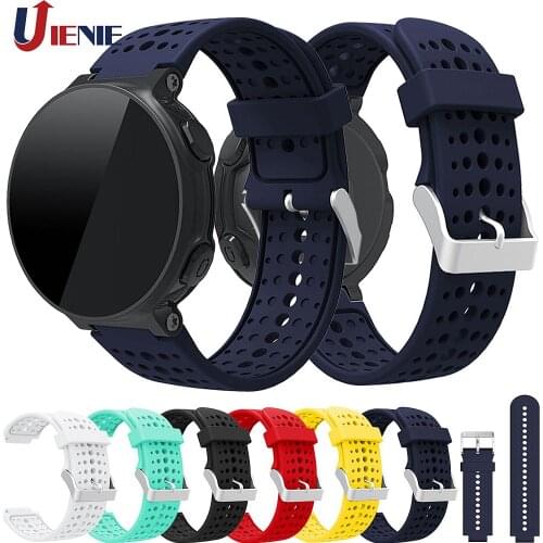 Silicone Watchband Strap for Garmin Forerunner 220/230/630/235/735XT Smart Watch Bracelet Band Sport Replacement Wristband
