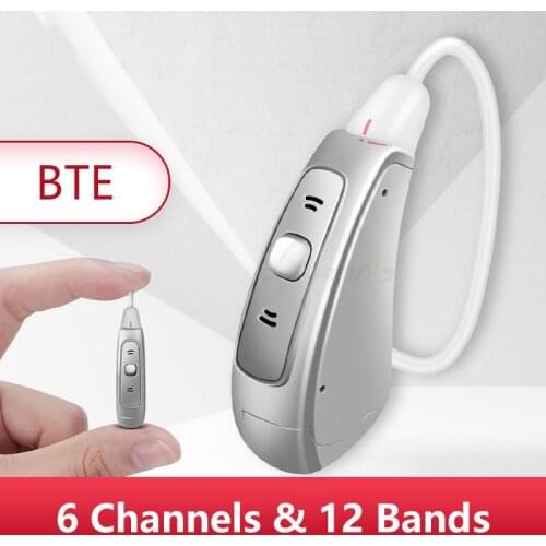 BTE Hearing Aids Digital Ear Sound Amplifier Eearing Aid Adjustable Tone Hearing Aids Portable For the Deaf Elderly Dropshipping