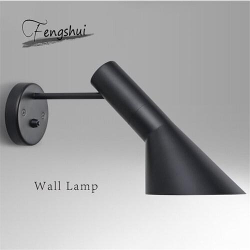 Nordic Led Wall Light Loft Modern Creative Industrial Sconce Lamp Corridor Aisle Wall Lamp Bedroom Living Room Bedside Lights
