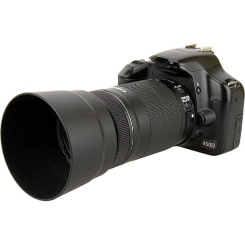 1pcs ET-63 Camera Lens Hood for canon EF-S 55-250mm IS STM Lens SLR 55-250mm STM hood
