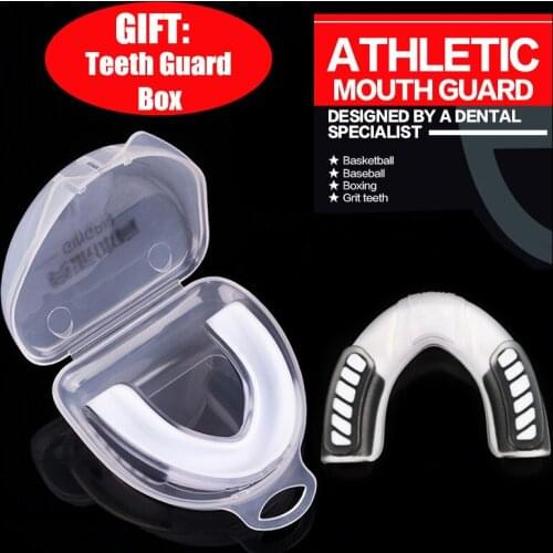 1 Pc Sport Training Mouth Guard EVA Teeth Protector Kids Adults Mouthguard Tooth Brace Protection Basketball Rugby Boxing Karate