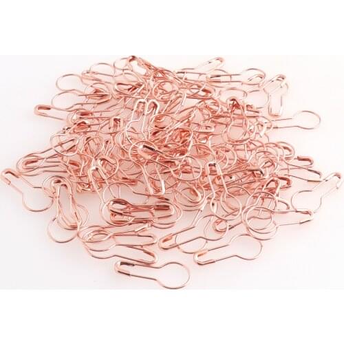 100pcs Mini Safety pins Gourd Shape Apparel AccessoriesMarker Tag Gourd Pins Safe Craft Knitting Cross Stitch Holder DIY Sewing
