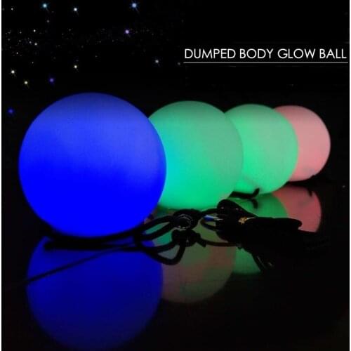 2 Pieces Balls Stage Performance Led Poi Thrown Balls For Belly Dance Level Hand Props Belly Dance Accessories