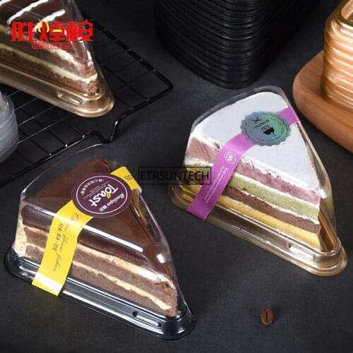 500pcs Clear Transparent Gift Box Moon Cake 6inch/ Cupcake Packaging Box Christmas Wedding Party CakeCandy Box Container Holder