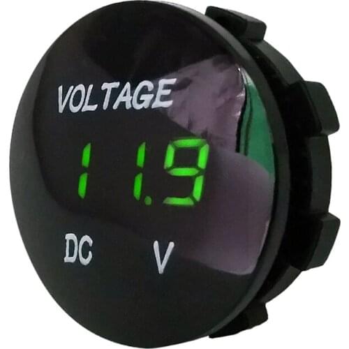 Car Motorcycle DC5V-48V LED Panel Digital Voltage Meter Display Voltmeter Type2 16FA