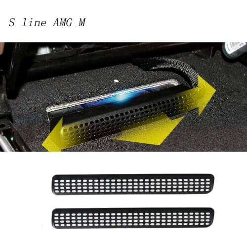 Car styling Seat Air conditioning outlet protective covers Sticker Trim for Mercedes Benz E class W213 Interior Auto Accessories