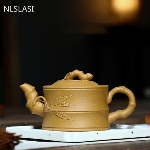 Large capacity 300ml Yixing tea pot purple clay filter Teapot beauty kettle Raw ore Handmade Boutique Teaware gifts Authentic