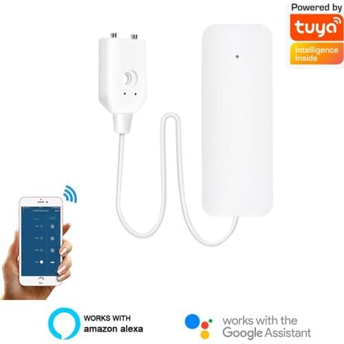 Tuya WiFi Water Sensor Smart Home Kitchen Water Leak Detector Tuya APP Monitoring Of Leaks Phone Notification Security Alarm
