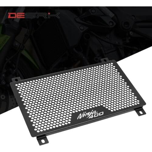 For Kawasaki NINJA400 Z400 2018 2019 Motorcycle Radiator Grille Guard Cover Protector Radiator Guard Street Bike Racing Grill