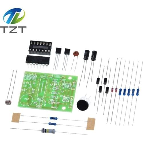Energy Saving Lamp LED Light Incandescent Light CD4011 Sound and Light Control Switch Kit DIY Voice Control Parts Module
