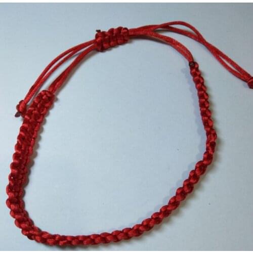 Hot ! 2pcs/lot Hand Made Adjustable Size Kabbalah Red/Blue Wristband Bracelet Bangle Women Jewelry Gift Accessories L3