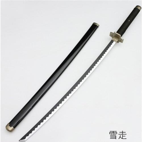 Halloween Cosplay One Piece Roronoa Zoro Three-knife Ghost Cut Ver Xue Zou Katana Role Play Sauron Weapon Sword 100cm Wood Prop