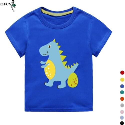 Summer Selling Retail Childrens Cartoon T-Shirt Baby Cotton Short Sleeve Shirt Boys & Girls Thin Outdoor Sports Shirt Tops 2-12