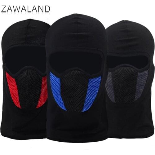 Zawaland Winter Riding Face Mask Adult Outdoor Sports Warm Headgear Ski Windproof Protective Mask Scarf Cs Cap Unisex Headgear