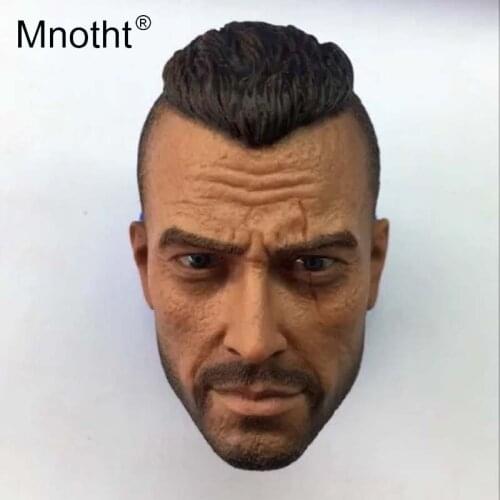 Mnotht 1/6 Scale Phantom soap Head Sculpt Model Male Soldier Head Carving Toys For 12in Action Figure Hobbies Collections m3