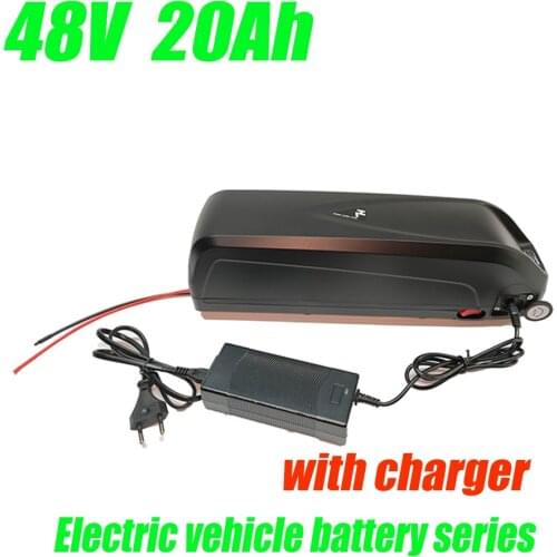 Powerful Electric Bicycle 48V20Ah Lithium-ion Battery Pack, Using Samsung 18650 Battery Pack, Free 2A Charger, Battery Life 50km