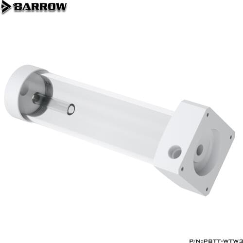 Barrow water cooling reservoir kits,white matching tube 4 length optional PBTT-WTW3 series for DDC pump box integrated