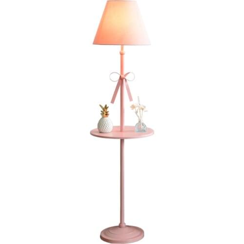 Nordic Floor Lamps Living Room Bedside Sofa Tea Table Creative lights Girl Pink Kids Modern BedroomsTable Led Lamp Lighting
