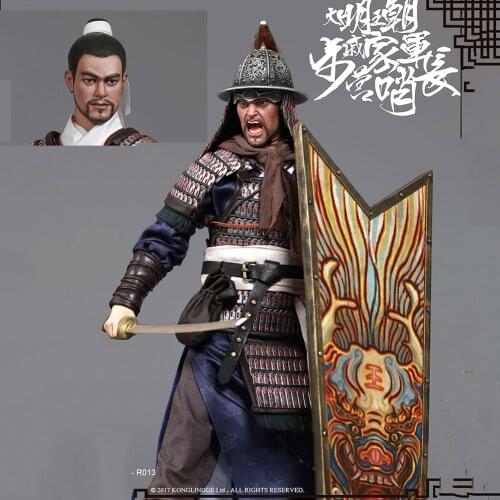 NEW Collectible 1/6 Scale KLG-R013 1/6th Ming Dynasty Series Qi Troop-Walk Camp Guard Leader Action Figure