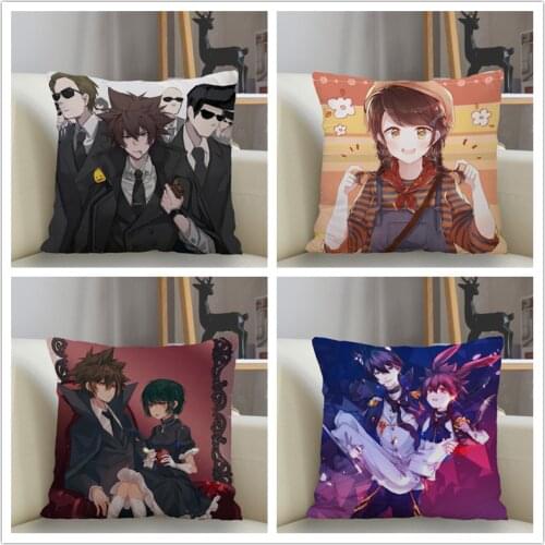 Musife New Custom Katekyo Hitman Reborn! Pillowcase Sofa Decorative Cushion Cover Pillowcase Home Decor Drop Shipping Wholesale