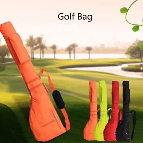 Portable Foldable Golf Bag Lightweight Large-Capacity Waterproof Nylon Environmental Protection Fabric Golf Bag Golf Accessories