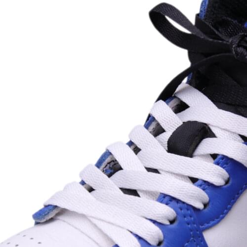 Weiou Laces New Fashion Trend Shoelaces 0.8CM Flat Two Color Shoestrings Colorful Heat Transfer Causal Shoelaces 180cm Length