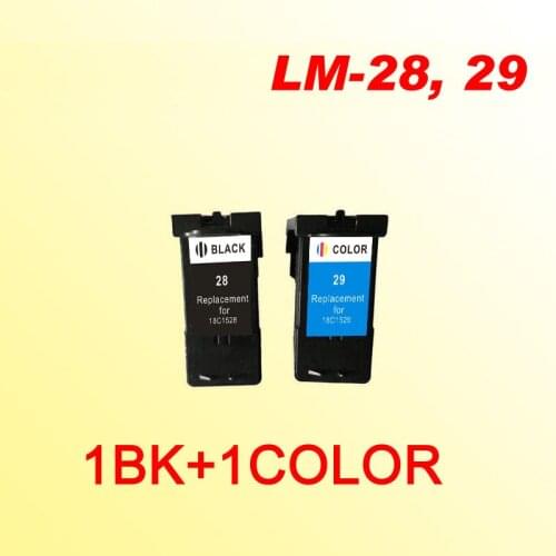Compatible For lexmark 28 29 ink cartridge for 18C1528 18C1529 X5070/Z1300/Z845/X2500MFP