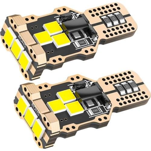 2PCS T15 W16W LED Bulb Canbus 2835 9SMD 921 912 Car Reverse Lights Backup light Super Bright Car Daytime Running Bulb Erroe Free