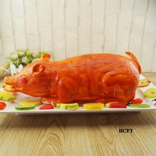 Pork steak ribs chops block slices props hotel restaurant store shop decoration fake simulation roast suckling pig pork model