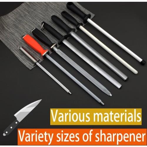 Musats 6.5 7 8 9 10 12 inch sharpening steel multi size tool bar professional carbon steel diamond ceramic sharpening rod