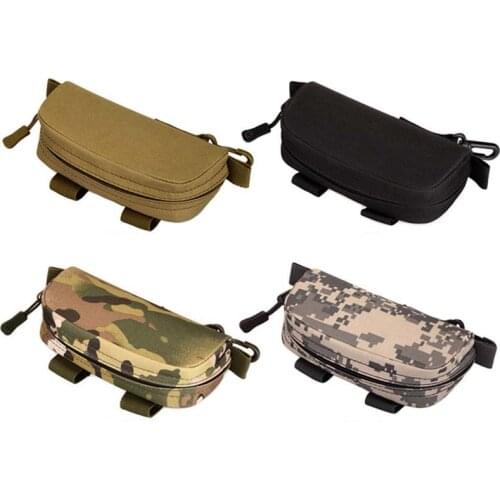 Outdoor Glasses Bag Travel Sports Pouch Eyeglasses Sunglasses Tactical Sunglasses Case Waist Portable Running Bags