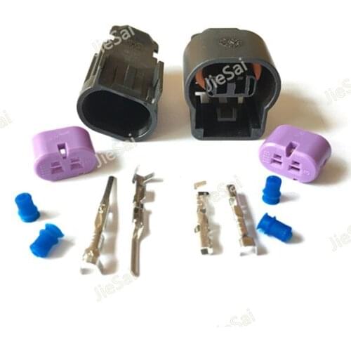 2 Pin 15326801 13510085 Female Male Automotive Connector Kit GM Wiring Harness Connector 1.5A Plug