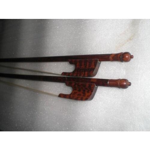 2 PCs High Quality Snakewood Baroque CELLO bow 4/4 with Mongolia White bow hair