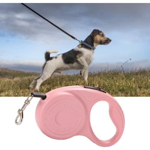 5M Retractable Dog Leash Automatic Extending Puppy Walking Leads Pet Dog Running Pet Supplies Dog Collar Leash