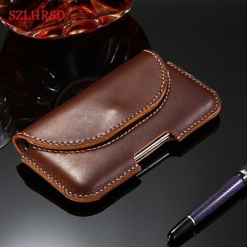 Case For Huawei P40 Pro Genuine Leather Holster Belt Clip Pouch Cover Waist Bag Phone cover for Huawei P40 /P40 Pro+/P40 lite 5G