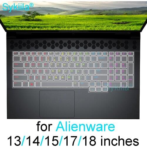 Keyboard Cover for Alienware M15 M17 R2 R3 R4 R5 Area-51m 13 14 15 17 18 2019 Gaming Clear Silicone Protector Skin ALW15M ALW17C