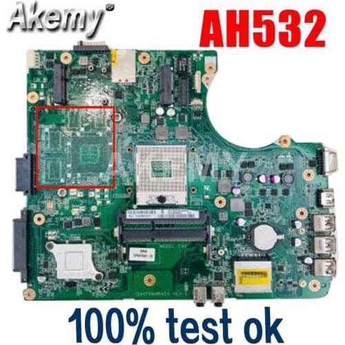 For Fujitsu Lifebook Ah532 laptop motherboard Da0fh6mb6e0 integrated graphics motherboard 100% test ok delivery