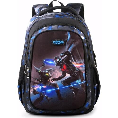 Printing man childrens cute anime backpack school bags for teenagers kids boy BackPack for Children boy mochila infantil
