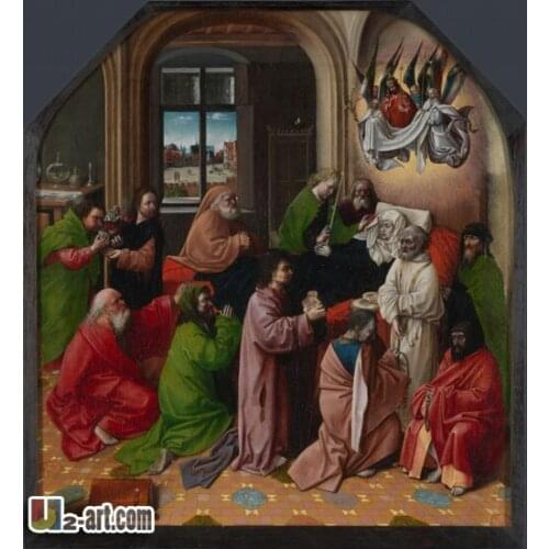 Canvas Prints ( The Death of the Virgin) Free shipping Canvas oil painting print picture for sale Religion-377 (24*24 inch)