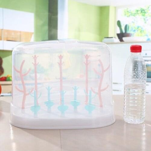 Portable Drying Rack Baby Bottles Drainer Holder For Feeding Cup Milk Storage Wine Glass Home Kitchen Shape Removable