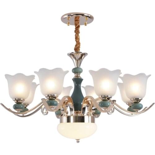 Modern Crystal Chandelier Living Room lustres de cristal Decoration Tiffany Pendants and Chandeliers Home Lighting Indoor Lamp