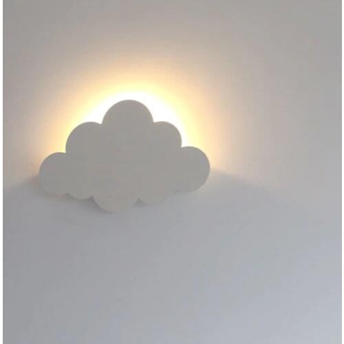 The sun behind cloud Creative Modern Wall Lamp Children room Wall Sconce Indoor Lighting Lamp Wall Light living room back lights